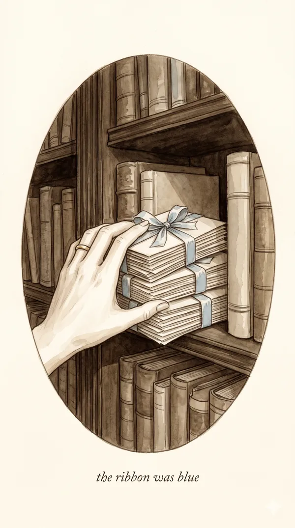 Lámina The Ribbon Was Blue, de The Obligation of Silence