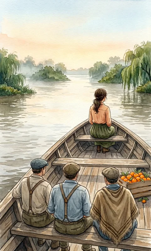 La distancia del agua — portada